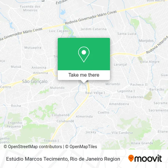 Estúdio Marcos Tecimento map