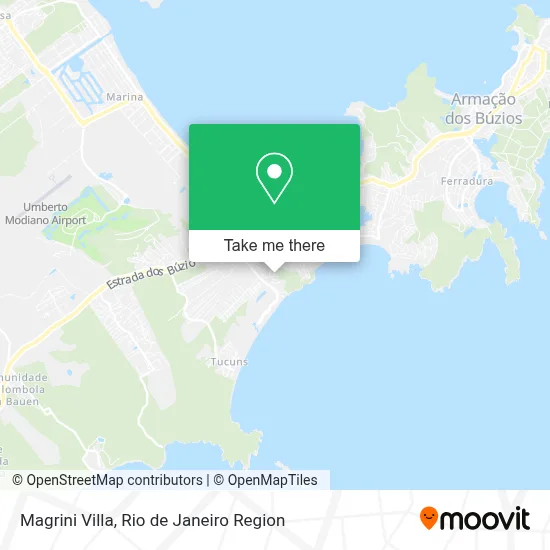 Villa Magrini map