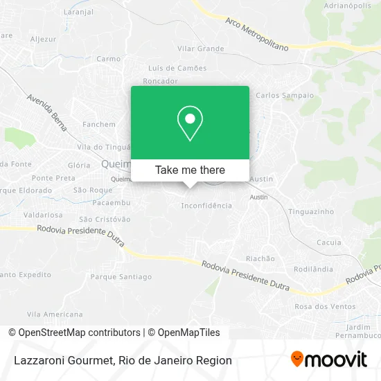 Lazzaroni Gourmet map