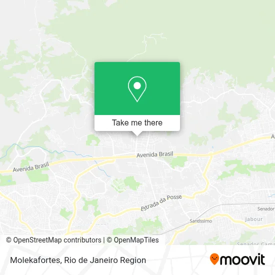 Molekafortes map