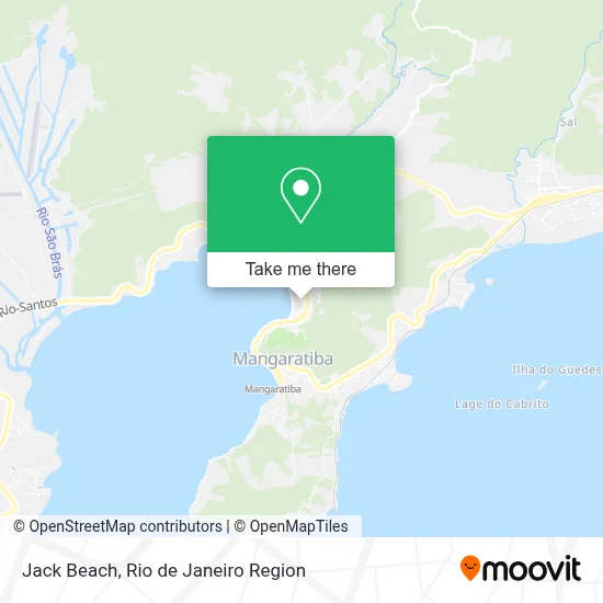 Jack Beach map