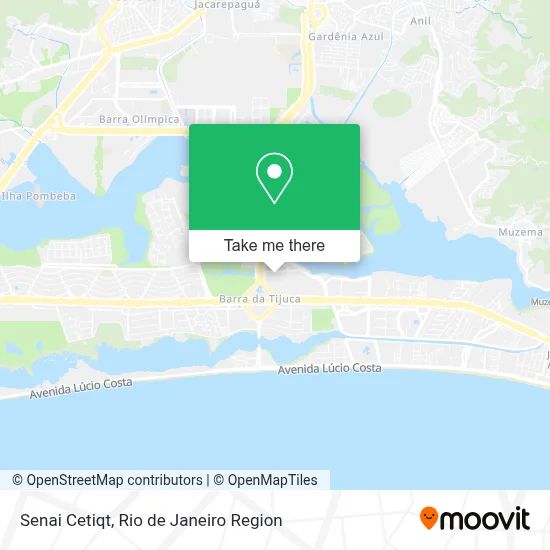 Senai Cetiqt map