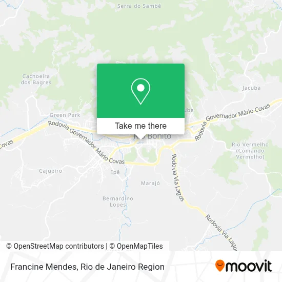 Francine Mendes map