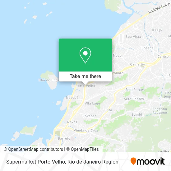 Supermarket Porto Velho map