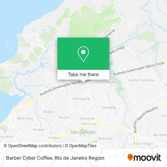 Barber Cyber Coffee map