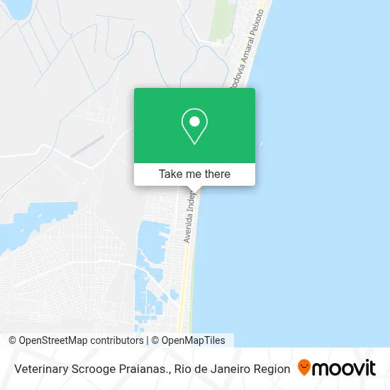 Veterinary Scrooge Praianas. map