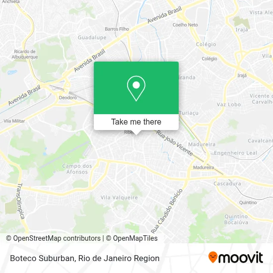 Boteco Suburban map