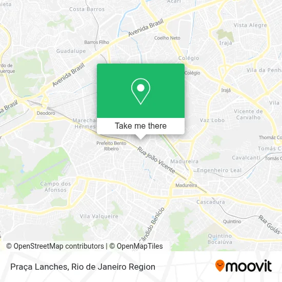 Praça Lanches map