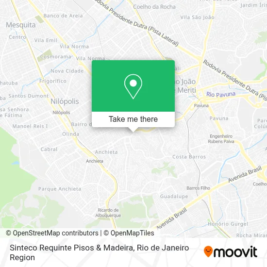 Sinteco Requinte Pisos & Madeira map