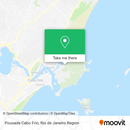 Pousada Cabo Frio map