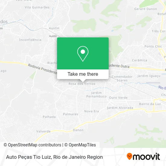 Auto Peças Tio Luiz map