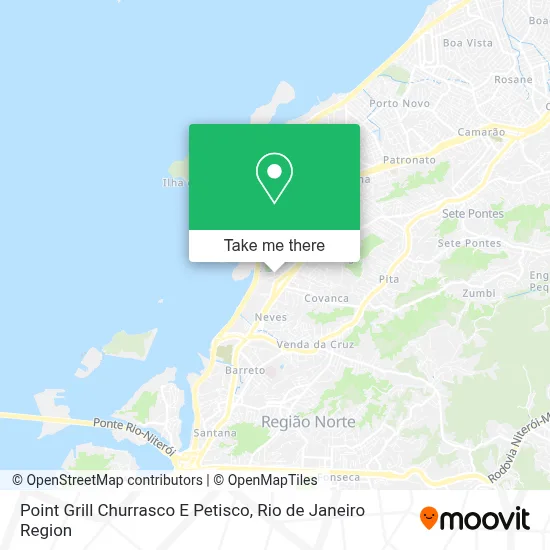 Point Grill Churrasco E Petisco map