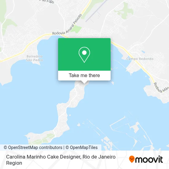 Carolina Marinho Cake Designer map
