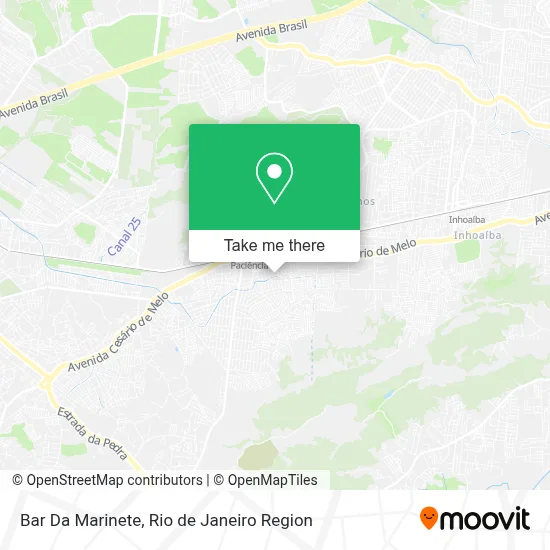Bar Da Marinete map