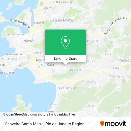 Chaveiro Santa Marta map