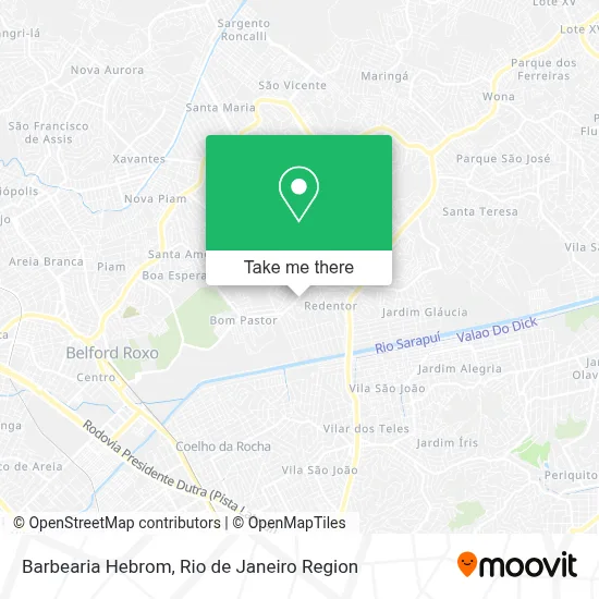 Barbearia Hebrom map