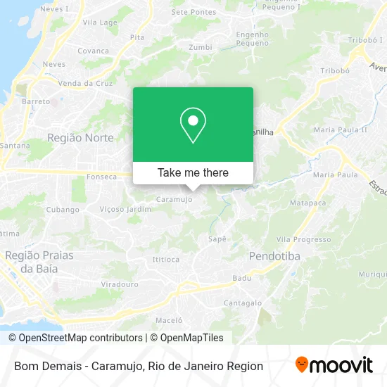 Bom Demais - Caramujo map
