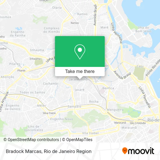 Bradock Marcas map