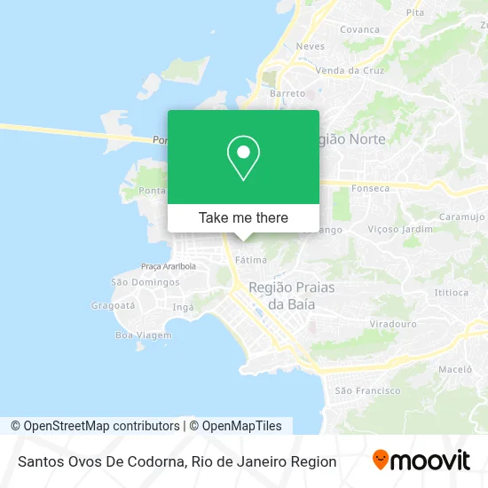 Santos Ovos De Codorna map