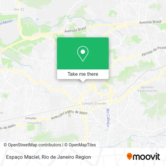 Espaço Maciel map