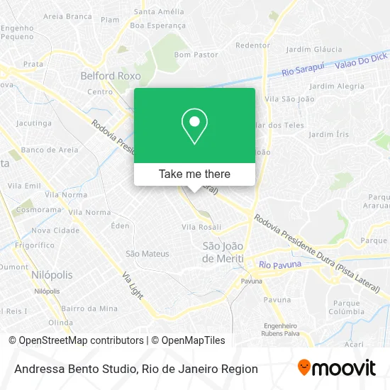 Andressa Bento Studio map
