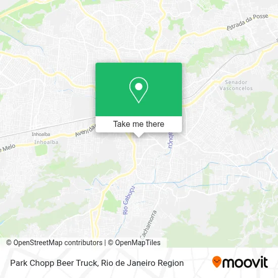 Park Chopp Beer Truck map