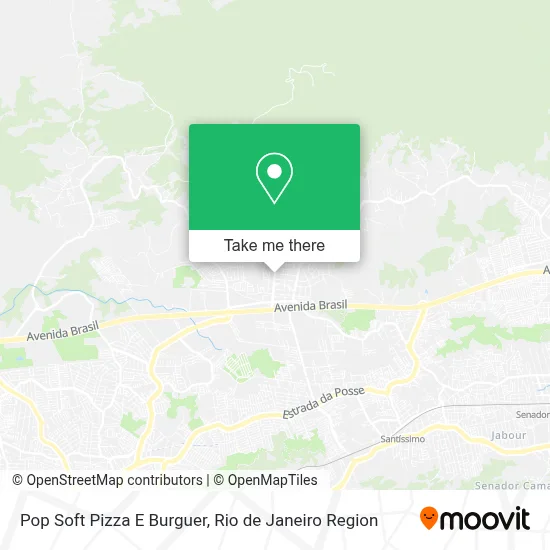 Pop Soft Pizza E Burguer map