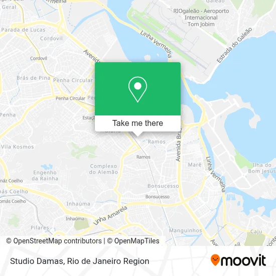 Studio Damas map