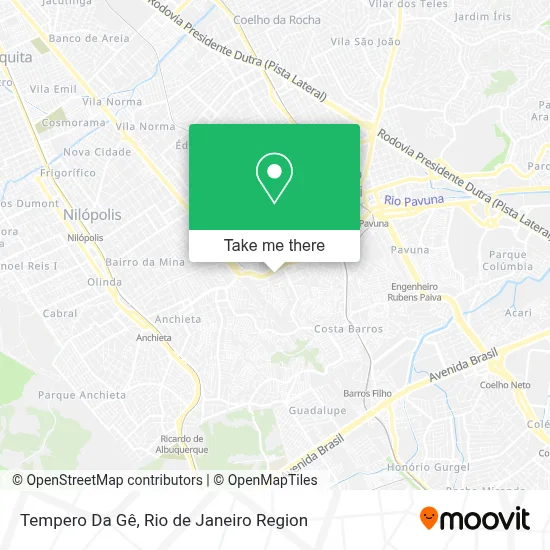 Tempero Da Gê map