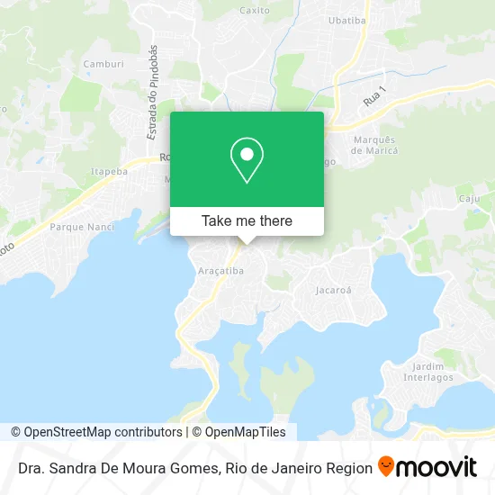 Dra. Sandra De Moura Gomes map