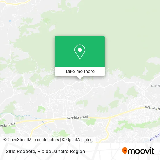 Sitio Reobote map