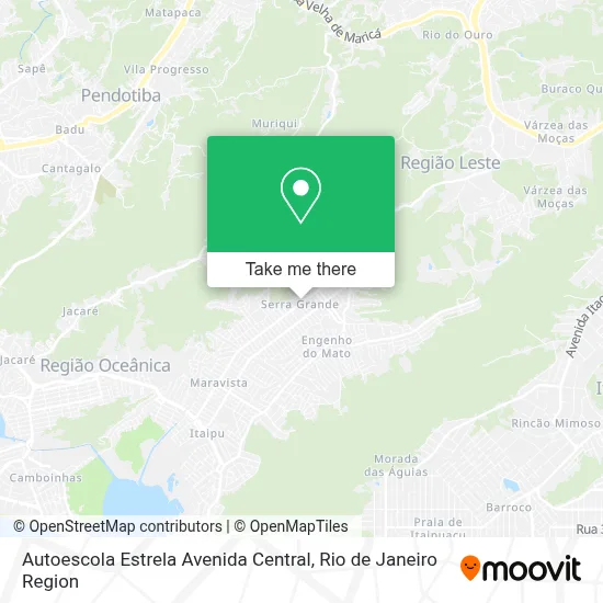 Autoescola Estrela Avenida Central map