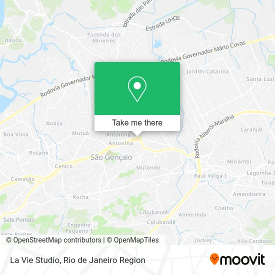 La Vie Studio map