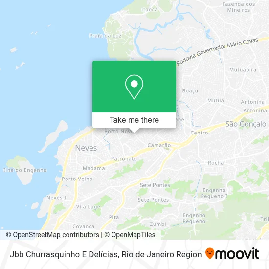 Jbb Churrasquinho E Delícias map