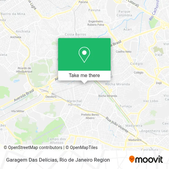 Garagem Das Delícias map