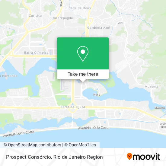 Prospect Consórcio map