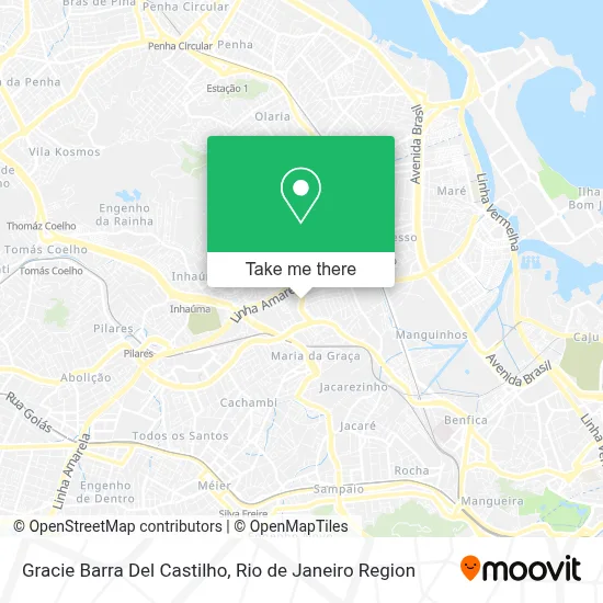 Gracie Barra Del Castilho map