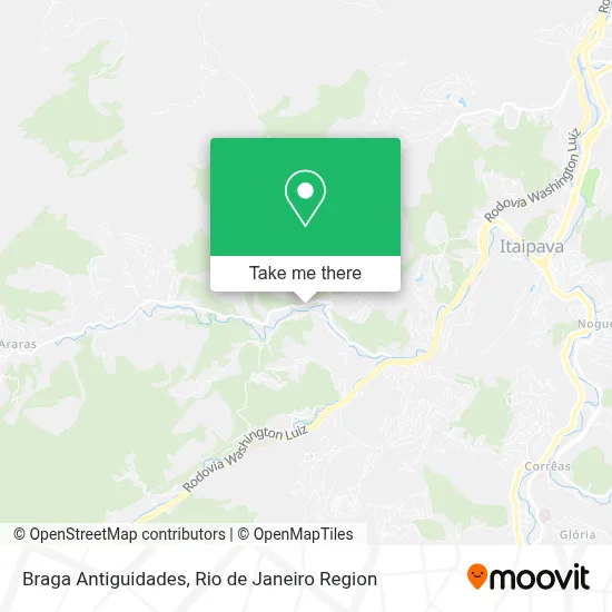 Braga Antiguidades map