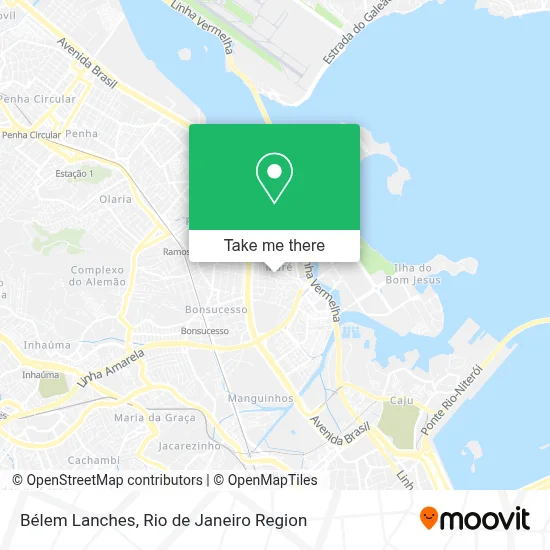 Bélem Lanches map