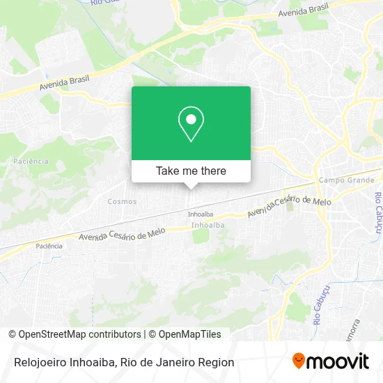 Relojoeiro Inhoaiba map