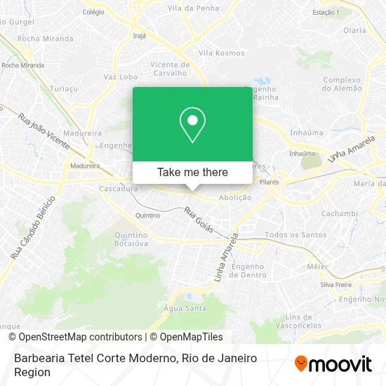 Barbearia Tetel Corte Moderno map