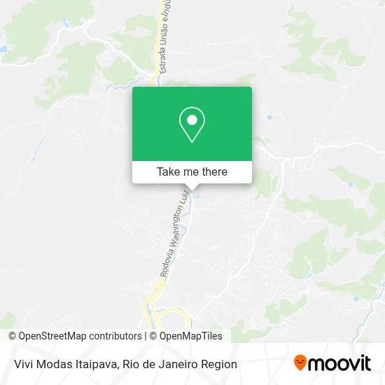 Vivi Modas Itaipava map