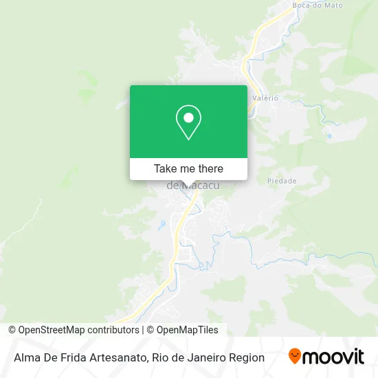 Alma De Frida Artesanato map