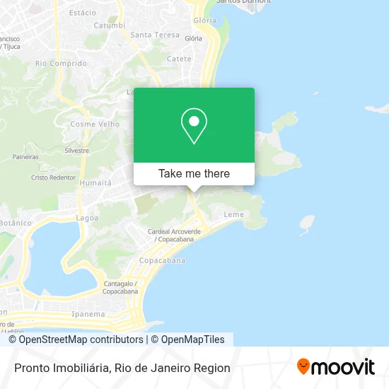 Pronto Imobiliária map