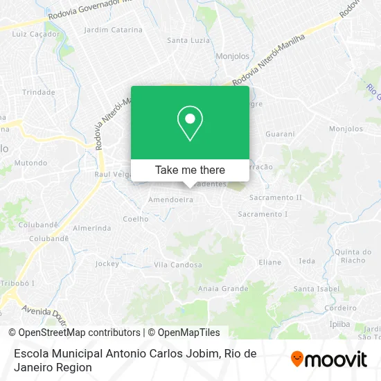 Escola Municipal Antonio Carlos Jobim map