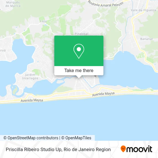 Priscilla Ribeiro Studio Up map