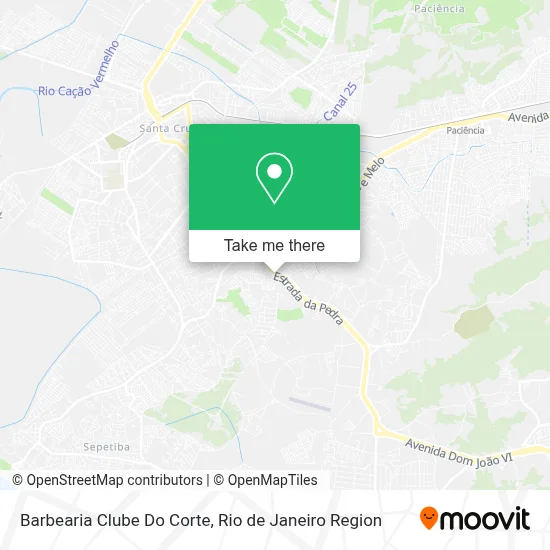 Barbearia Clube Do Corte map