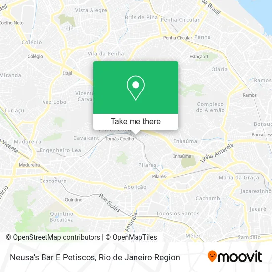 Neusa's Bar E Petiscos map