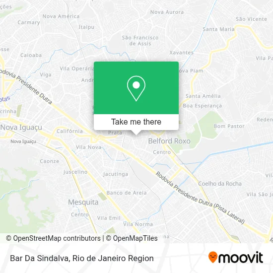 Bar Da Sindalva map