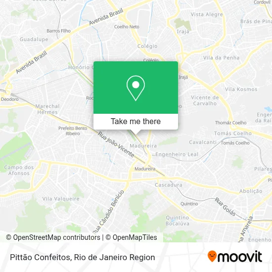 Pittão Confeitos map